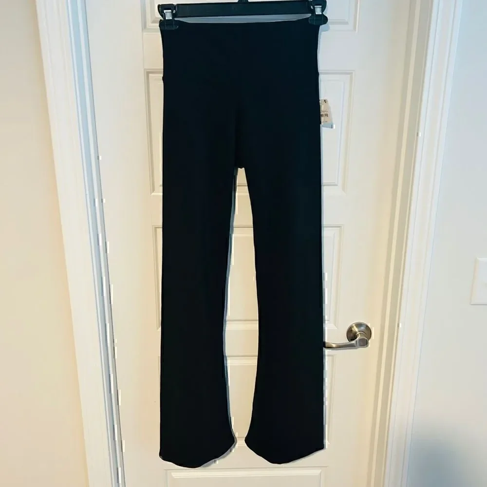 Free People Onzie Rib Studio Flare Pants